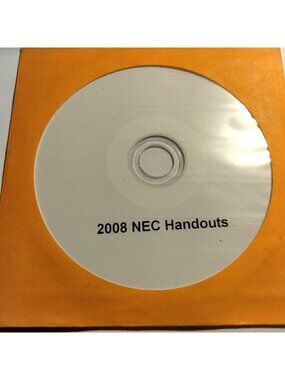 NEC Nurse Educator Conference Handouts 2008 Nursing Education Student Nurse CD